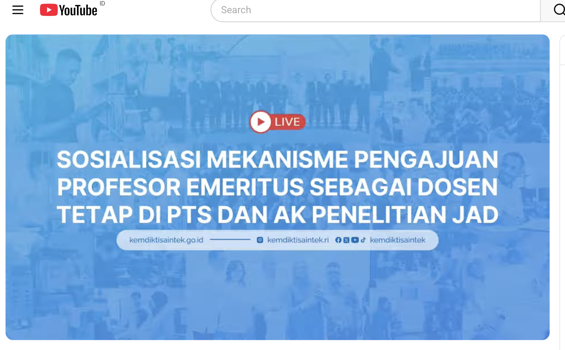 Sosialisasi Mekanisme Pengajuan Profesor Emeritus Sebagai Dosen Tetap di PTS dan AK Penelitian JAD
